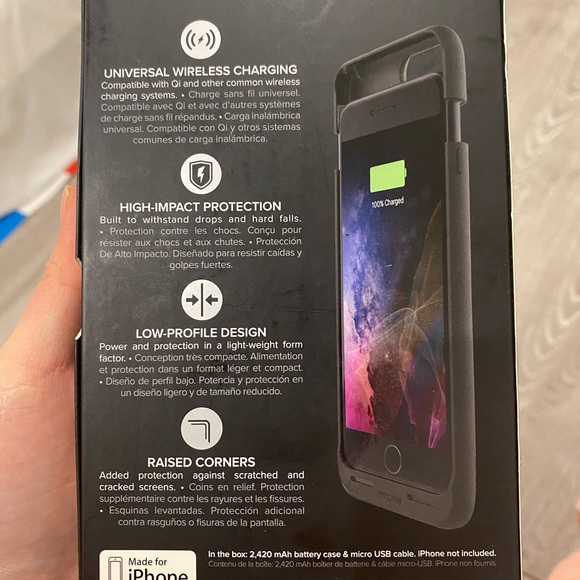 Mophie juice pack air charger case with free gift - Picture 3 of 6